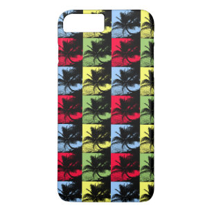 Coques Pour iPhone Palmiers tropicaux en Motif Posterisé