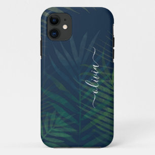 Case-Mate iPhone Case Palmiers vert foncé motif feuille