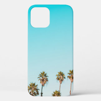 Case-Mate iPhone CASE PALMIERS VERTS ET BROWN SOUS UN CIEL BLEU CLAIR