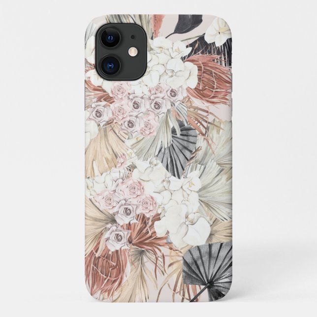 Coques Case-Mate iPhone Pampas Flexible Flore Tropical Jungle (Dos)