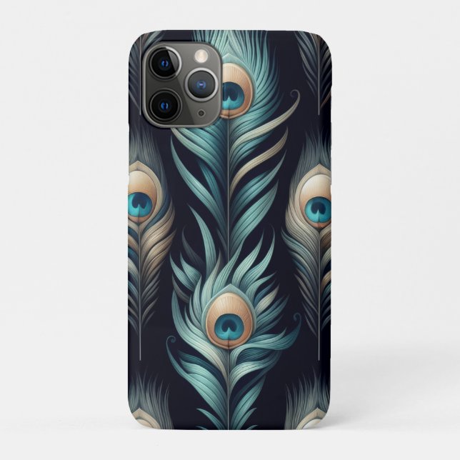 Coques Case-Mate iPhone Panaches de paon (Dos)