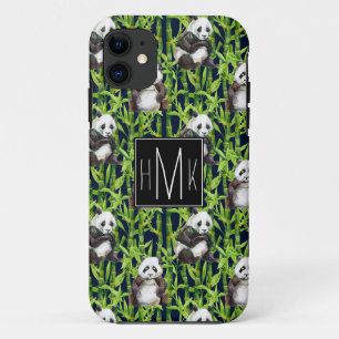 Etui iPhone Case-Mate Panda avec le monogramme en bambou du motif  