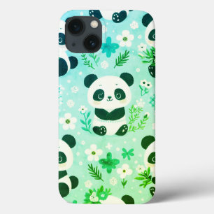 Case-Mate iPhone Case Panda Bear Motif Vert Imprimer