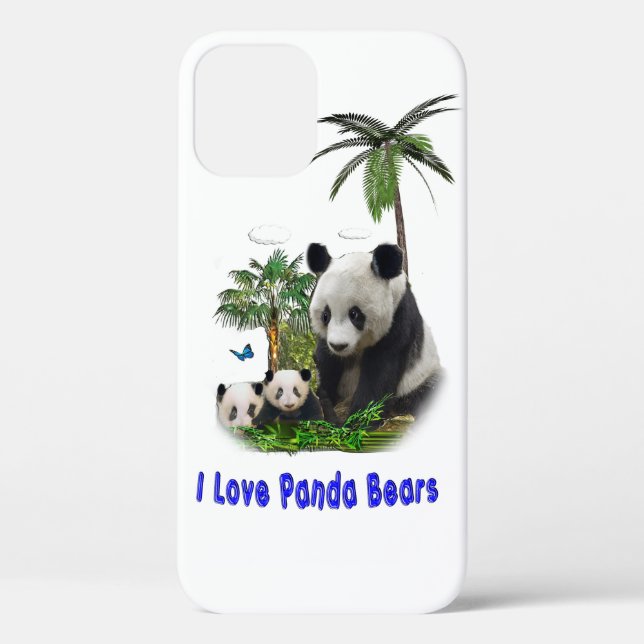 Coques Case-Mate iPhone Panda Bears (Verso)