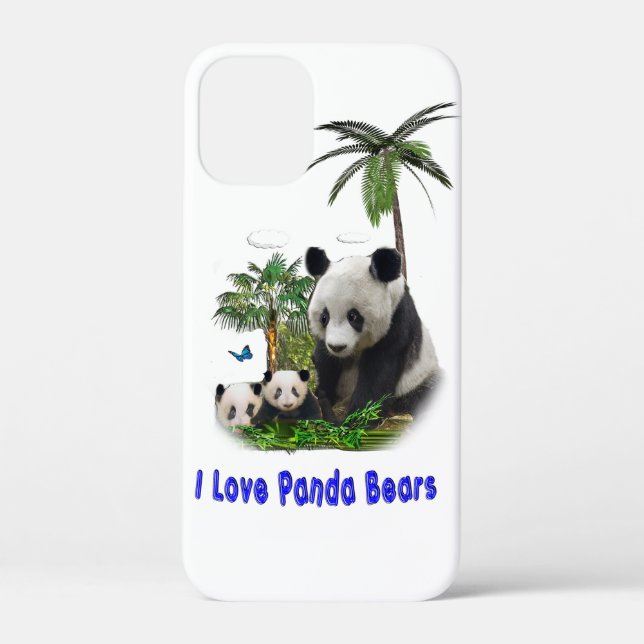 Coques Case-Mate iPhone Panda Bears (Verso)