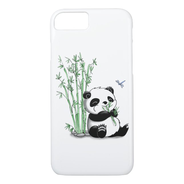 Coques Case-Mate iPhone Panda mangeant le bambou (Dos)