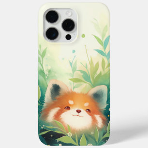 Coque iPhone 15 Pro Max Panda roux Monde secret