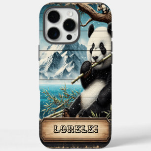 Coques iPhone 16 Pro Max Panda's Mountain Vista : Repose en Bambou