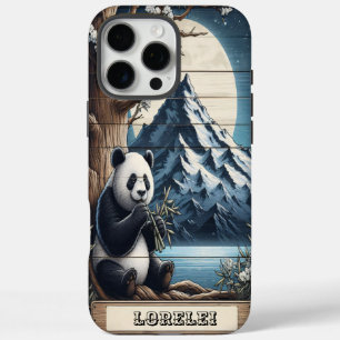 Coques iPhone 16 Pro Max Panda's Quiet Nook : Bambou Delight