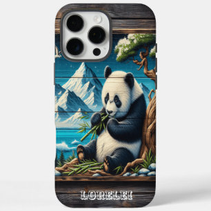 Coques iPhone 16 Pro Max Panda's Secluded Nook : Bambou Plaisir