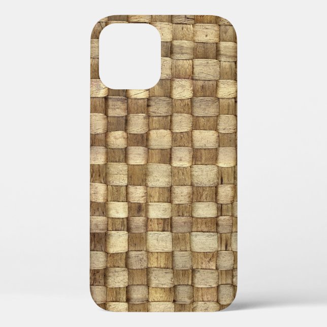 Coques Case-Mate iPhone Panier d'artisanat Texture sans couture (Verso)