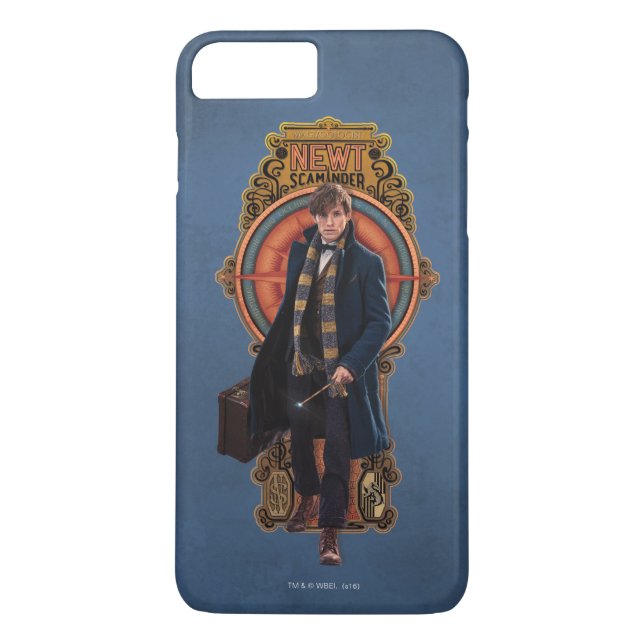 Coques Case-Mate iPhone Panneau Art Nouveau NEWT SCAMANDER™ Walking (Dos)
