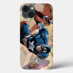 Coques Pour iPhone Panneau comique Captain America & Falcon