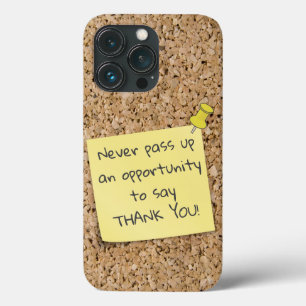 Case-Mate iPhone Case Panneau de message Cork Modèle à note jaune épingl
