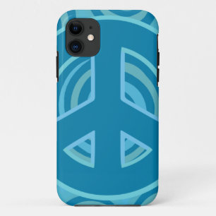 Coque Case-Mate Pour iPhone Panneau de paix bleu