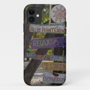 Coques Pour iPhone Panneau de signalisation Rum Point Grand Cayman