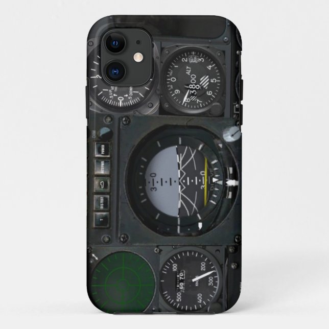 Coques Case-Mate iPhone Panneau d'instrument d'avion (Dos)