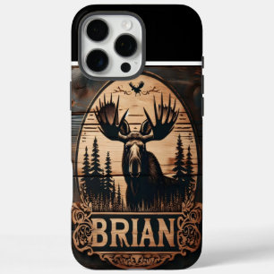 Coques iPhone 16 Pro Max Panneau Moose Wood de Brian