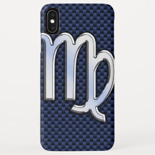 Etui iPhone Case-Mate Panneau Virgo Zodiac sur Décor bleu marine