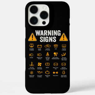Coques iPhone 16 Pro Max Panneaux de signalisation drôles de conduite 101 C