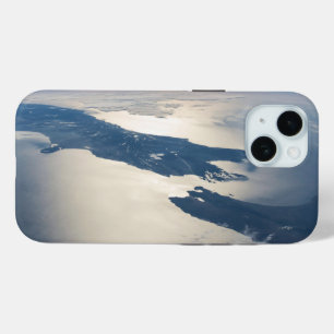 Coque Pour iPhone 15 Panorama depuis l'espace Highlights Cook Strait