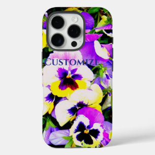 Coques iPhone 16 Pro pansy flowers