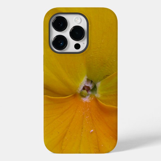 Coques Case-Mate iPhone Pansy jaune (Verso)