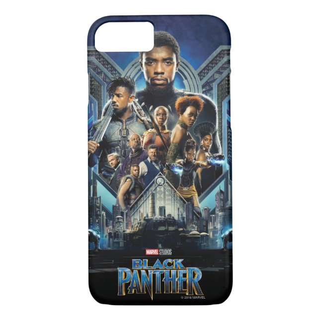 Coques Case-Mate iPhone Panthère noire | Caractères sur Wakanda (Dos)