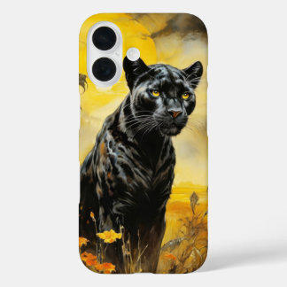 Coque Pour iPhone 16 Panthère noire dans la couverture de coucher de so