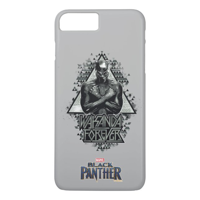 Coques Case-Mate iPhone Panthère noire | Graphique "Wakanda Forever" (Dos)