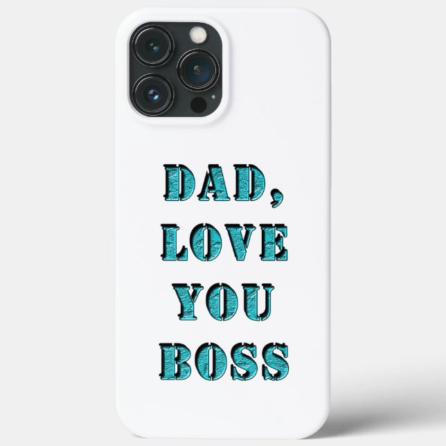 COQUES Case-Mate iPhone PAPA, AIME-TOI BOSS 2 (Verso)