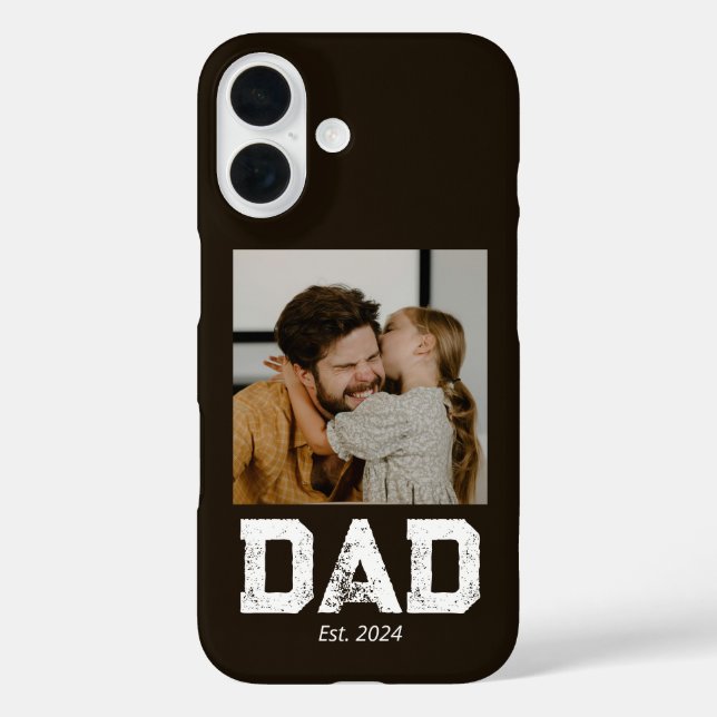 Coques Case-Mate iPhone Papa Noir Établit Gras 3 Photo (Verso)