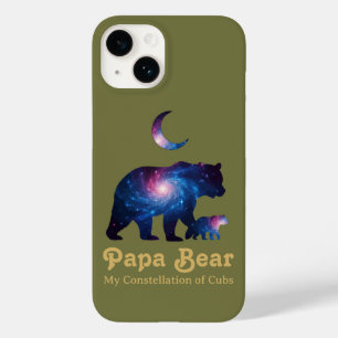 Coque Pour iPhone 14 Papa Ours Cosmique & Ourson