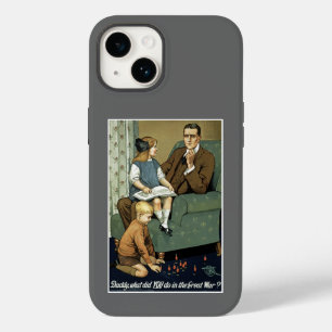 Coque Pour iPhone 14 Papa, qu'as-tu fait pendant la Grande Guerre? Case