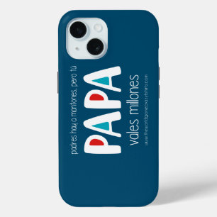 Coque Pour iPhone 15 Papa vales millones