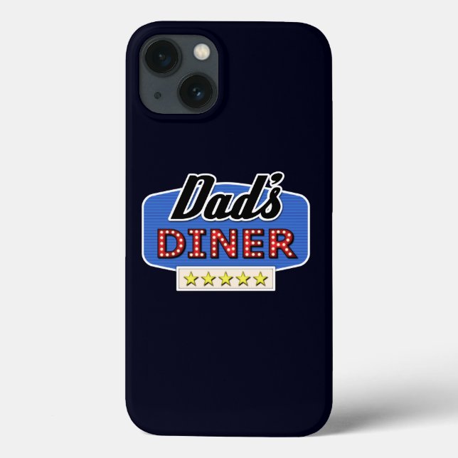 Coques Case-Mate iPhone Papa's Diner - Cadeau pour papa (Verso)