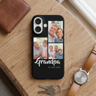 Coque Pour iPhone 16 Papé a établi un script moderne noir 3 Photo