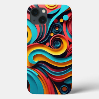 Case-Mate iPhone Case Papercut Vagues colorées