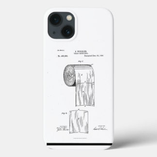 Case-Mate iPhone Case Papier de toilette brevet vintage
