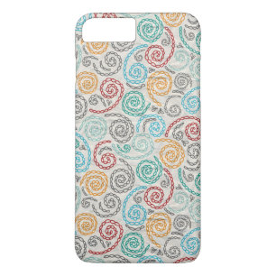Coque iPhone 7 Plus Papier fripé par fantaisie de broderie