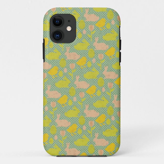 Coques Case-Mate iPhone Papier peint de Pâques (Dos)