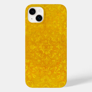 Coque Pour iPhone 14 Plus Papier peint Gold Royal Tile Motif