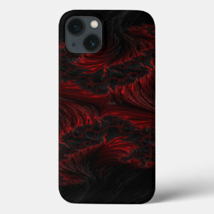 Case-Mate iPhone Case Papier peint noir et rouge foncé