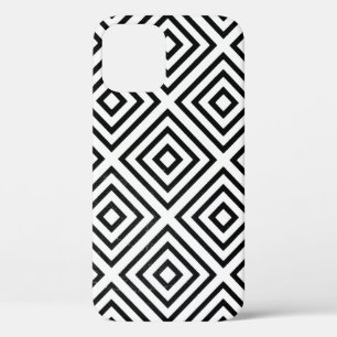 Case-Mate iPhone Case Papier peint numérique à carreaux noir et blanc