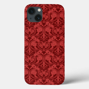 Etui iPhone 13 Papier peint rouge