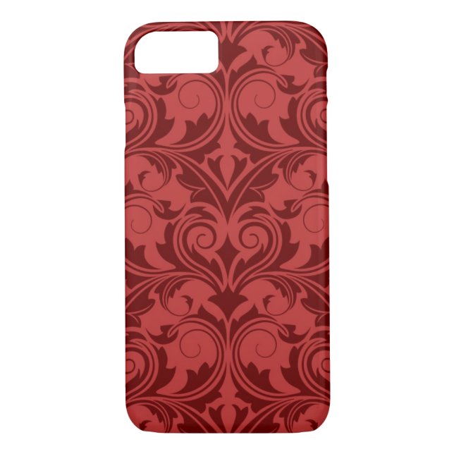 Coques Case-Mate iPhone Papier peint rouge (Dos)