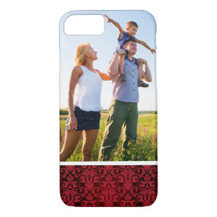 Coque Case-Mate Pour iPhone Papier peint rouge photo personnalisé 2