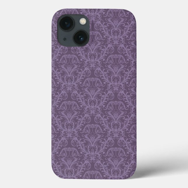 Coques Case-Mate iPhone Papier peint violet de luxe (Verso)
