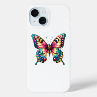 Coque Pour iPhone 15 Papillon