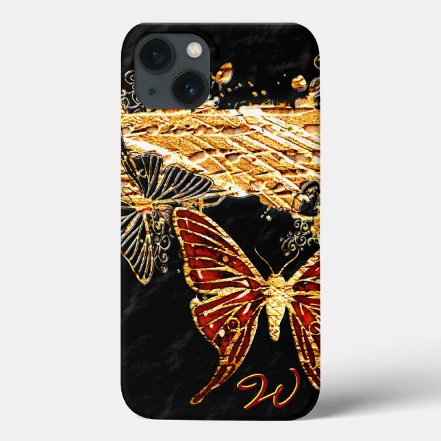 Coques Case-Mate iPhone Papillon 3 (Verso)